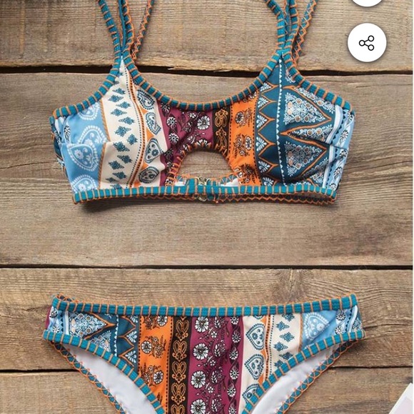 🔻SOLD🔻 Brand new boho print bikini - Picture 3 of 11